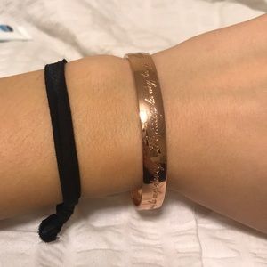 Rose gold Kate spade bangle